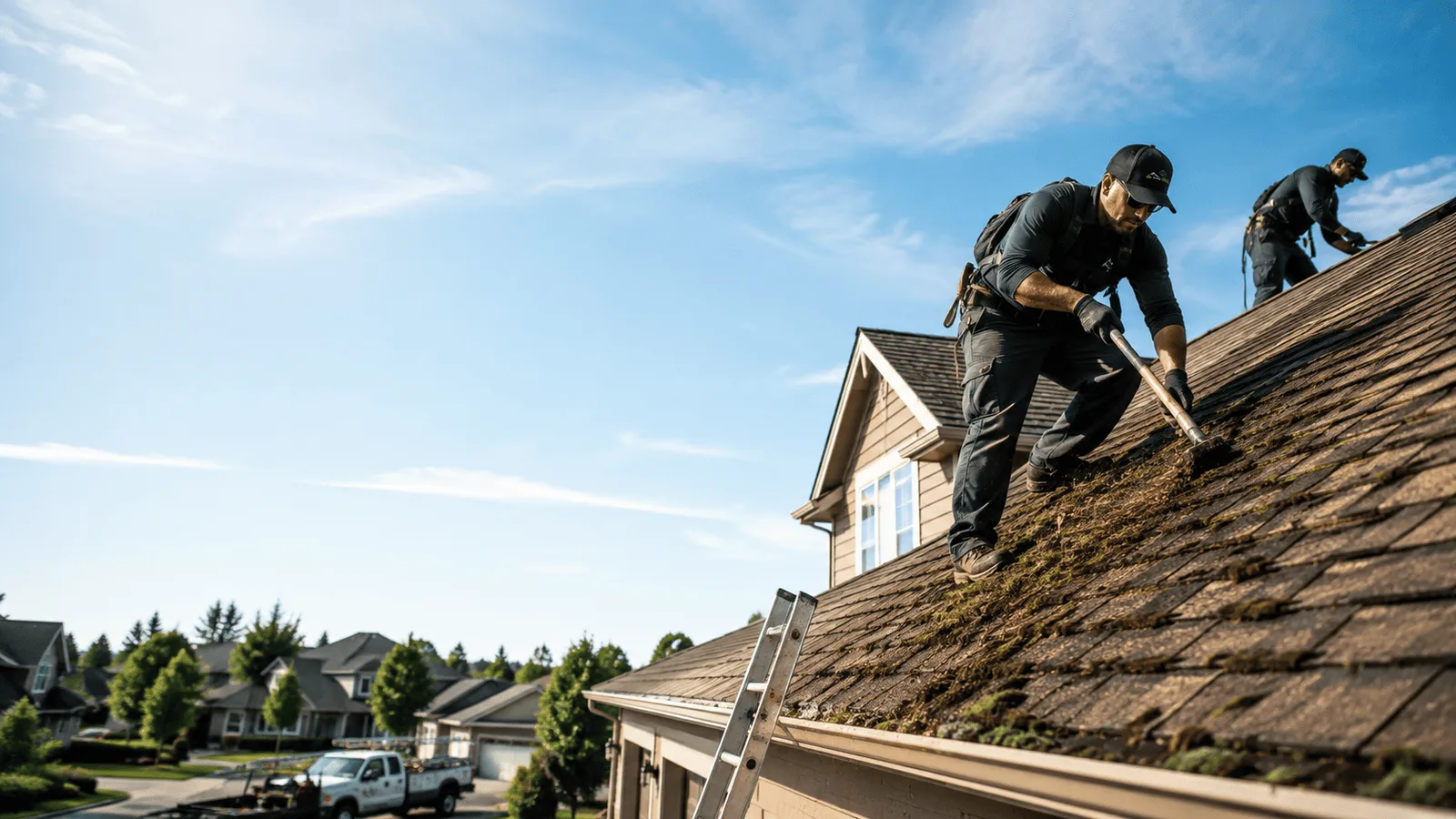 Roof Moss Removal in Old Hickory, TN near me